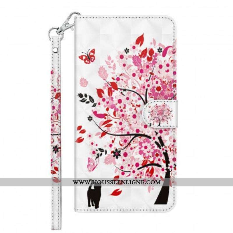 Housse Xiaomi Redmi Note 11 Pro / Note 11 Pro 5G Arbre Rose et Chat Noir