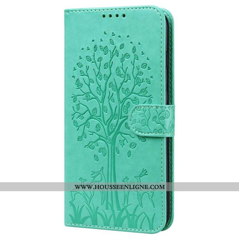 Housse Xiaomi Redmi Note 11 Pro / Note 11 Pro 5G Arbre et Cerfs