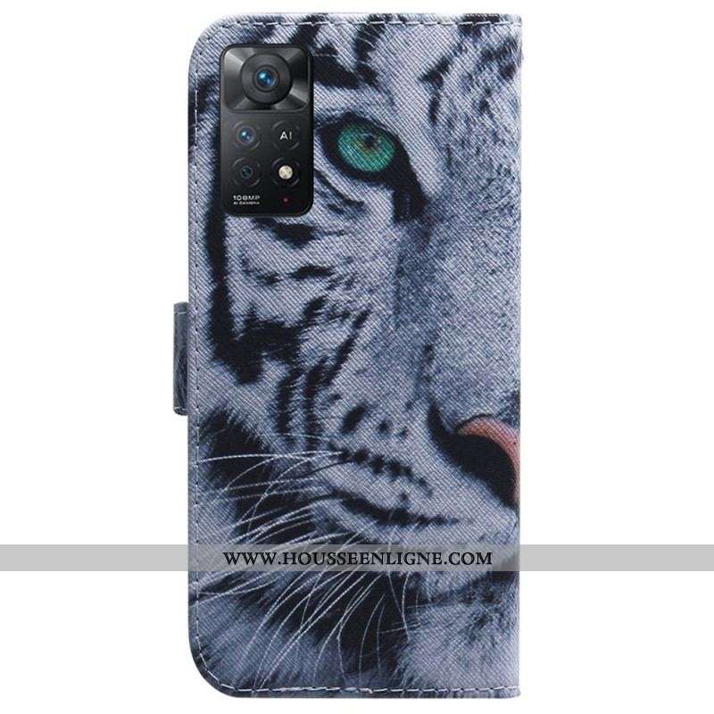 Housse Xiaomi Redmi Note 11 Pro / Note 11 Pro 5G Face de Tigre