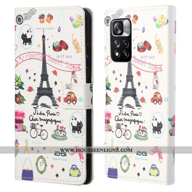 Housse Xiaomi Redmi Note 11 Pro / Note 11 Pro 5G J'adore Paris