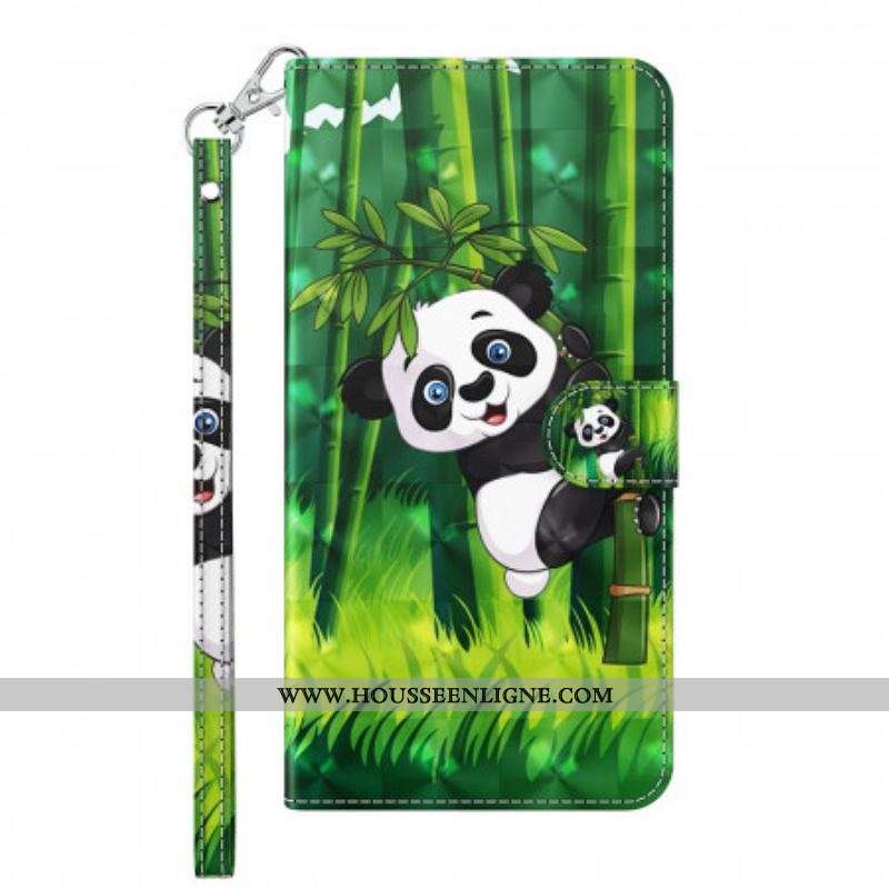 Housse Xiaomi Redmi Note 11 Pro / Note 11 Pro 5G Panda et Bambou