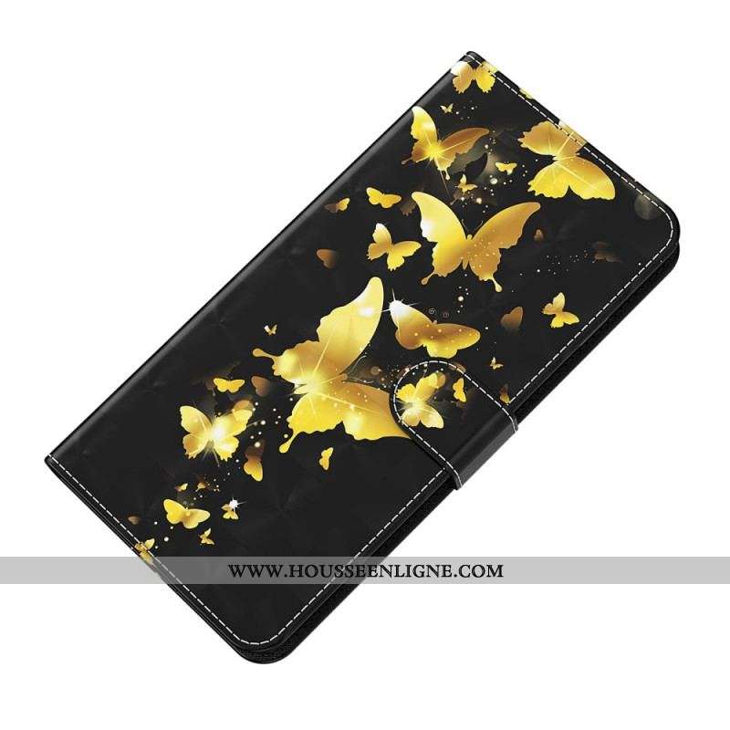 Housse Xiaomi Redmi Note 11 Pro / Note 11 Pro 5G Papillons Jaunes