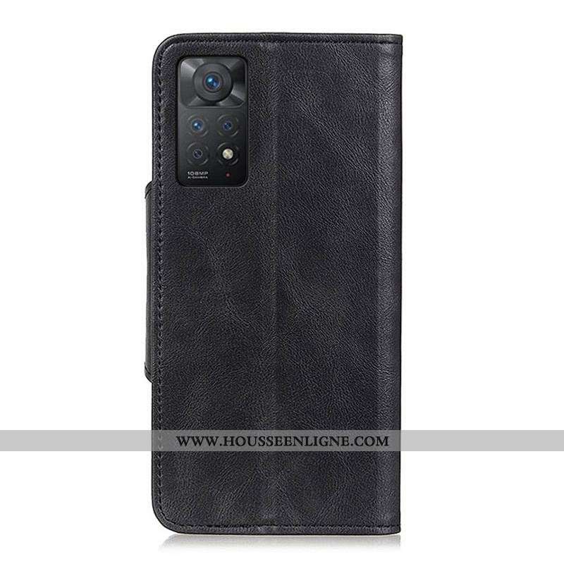 Housse Xiaomi Redmi Note 11 Pro / Note 11 Pro 5G Simili Cuir Bouton