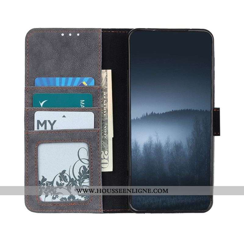 Housse Xiaomi Redmi Note 11 Pro / Note 11 Pro 5G Simili Cuir Fendu Rétro KHAZNEH