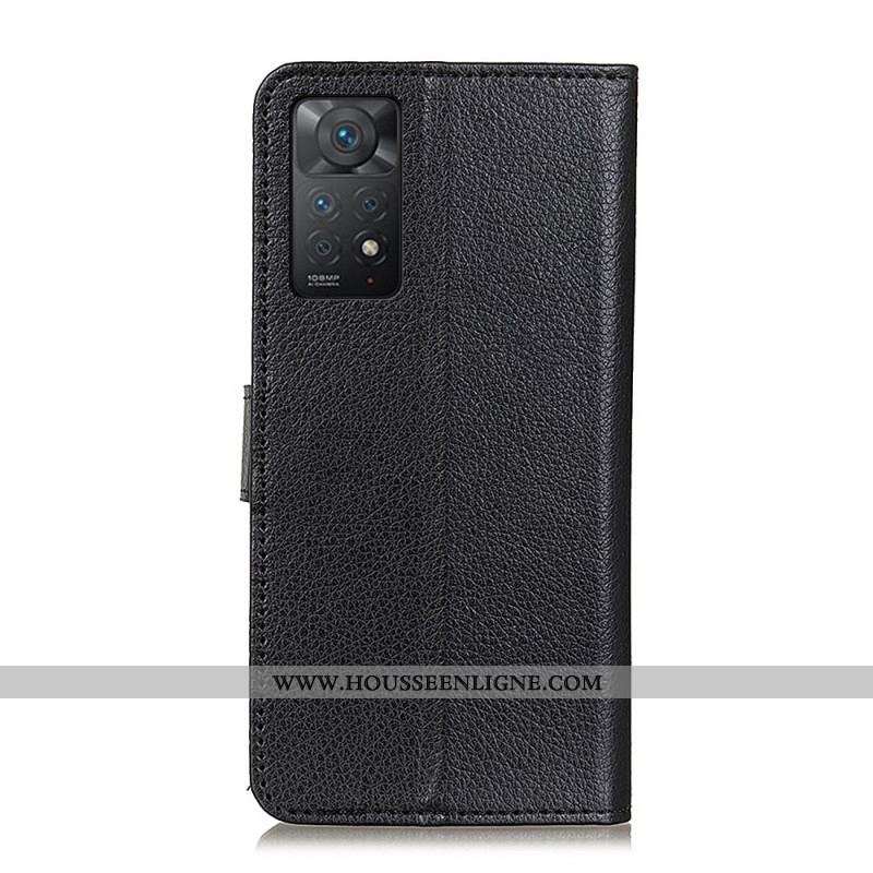 Housse Xiaomi Redmi Note 11 Pro / Note 11 Pro 5G Simili Cuir Litchi Traditionnel