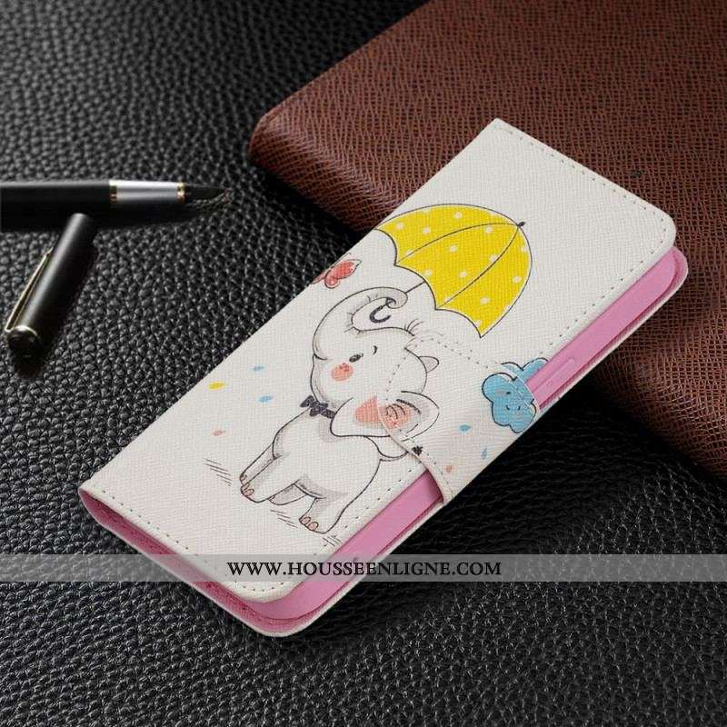 Housse iPhone 15 Bébé Éléphant