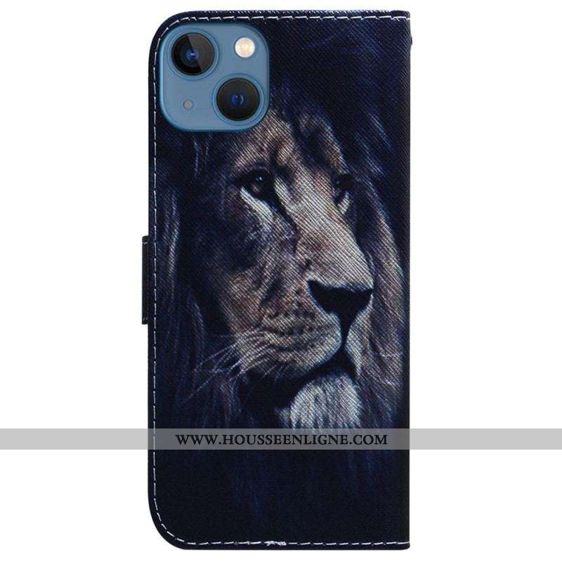 Housse iPhone 15 Dreaming Lion