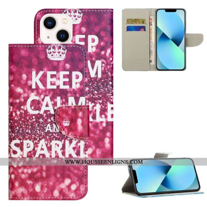 Housse iPhone 15 Keep Calm