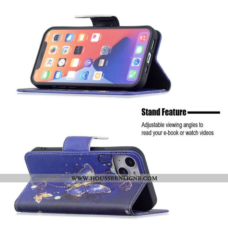 Housse iPhone 15 Papillons de Nuit
