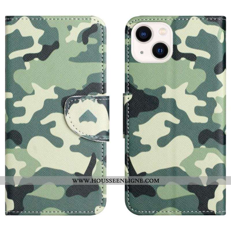 Housse iPhone 15 Plus Camouflage Militaire