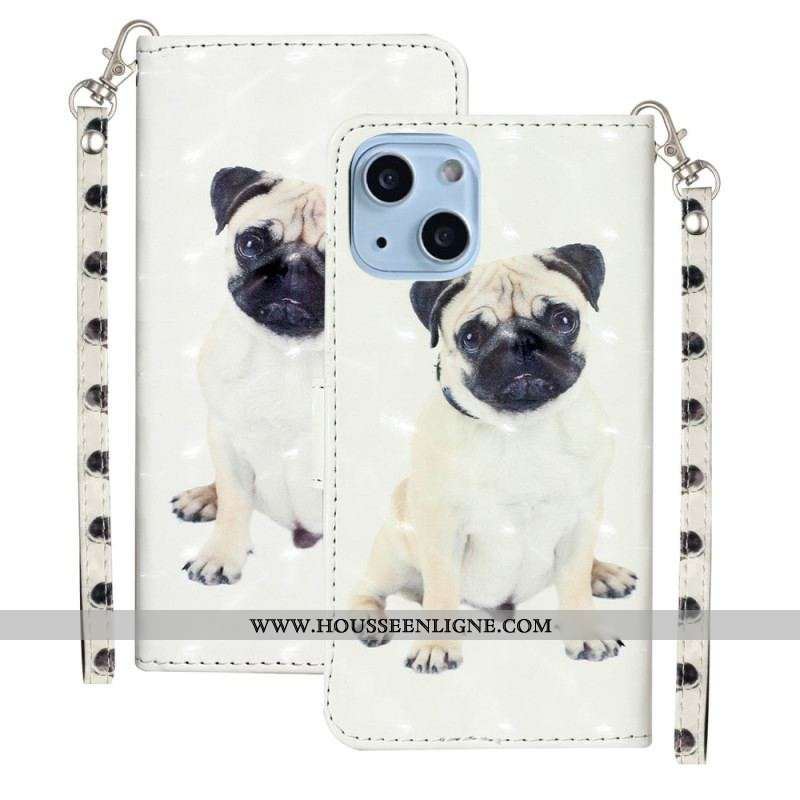 Housse iPhone 15 Plus Carlin 3D à Lanière