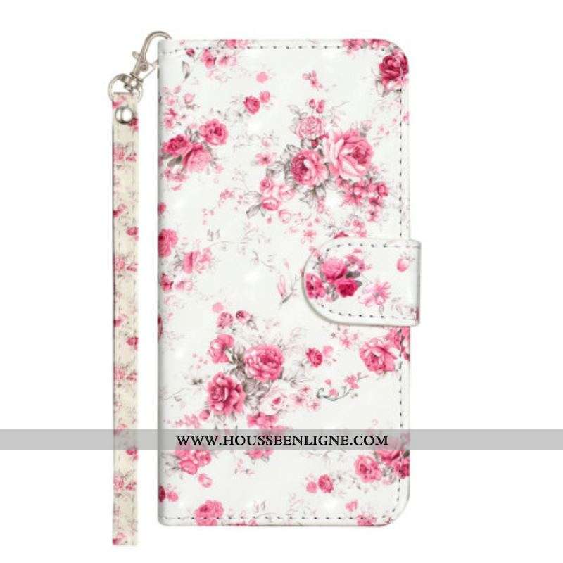Housse iPhone 15 Plus Chaton 3D à Lanière