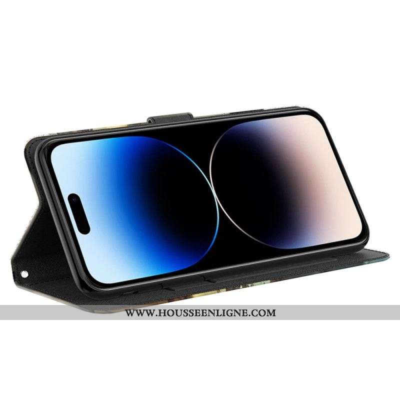 Housse iPhone 15 Plus Design 3D à Lanière