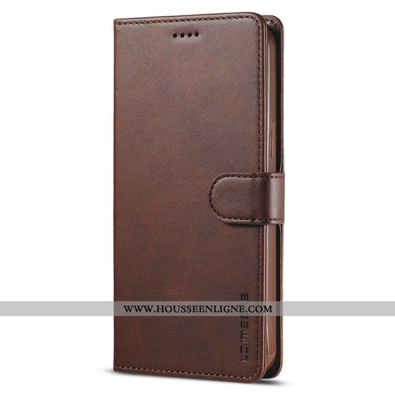 Housse iPhone 15 Plus Effet Cuir LC.IMEEKE