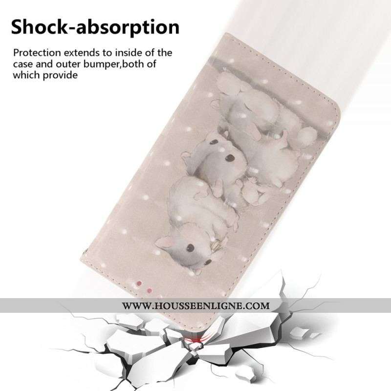 Housse iPhone 15 Plus Hamsters à Lanière