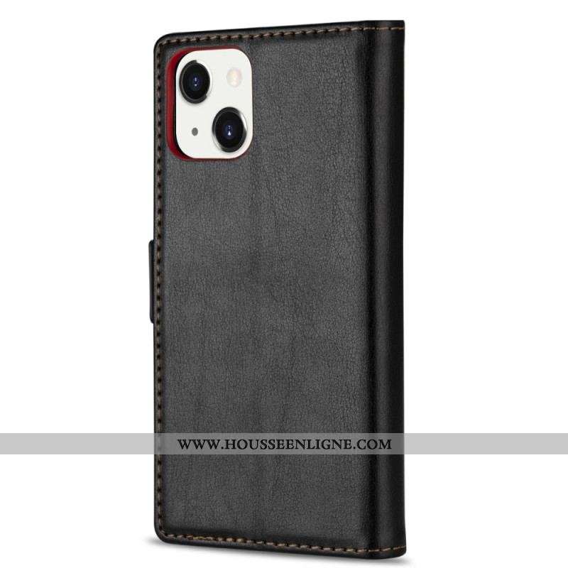 Housse iPhone 15 Plus N.BEKUS Effet Cuir