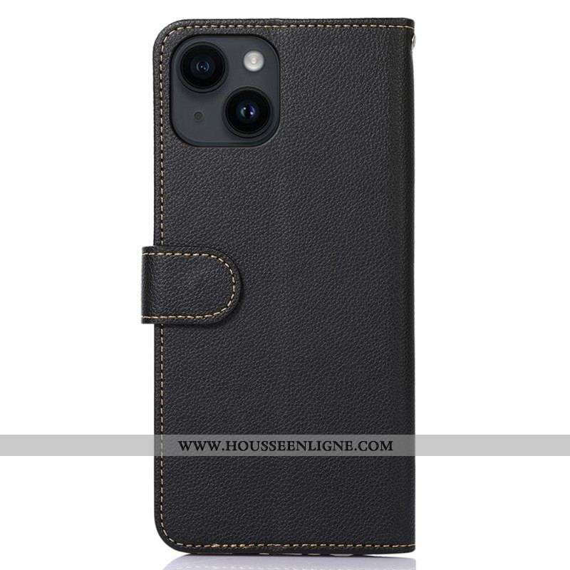 Housse iPhone 15 Plus RFID KHAZNEH