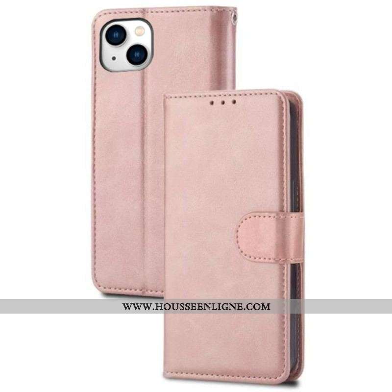 Housse iPhone 15 Plus Simili Cuir Sobre