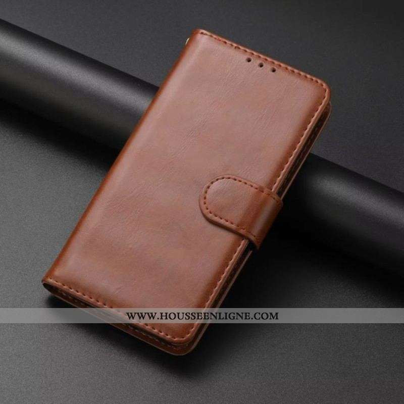 Housse iPhone 15 Plus Simili Cuir Sobre