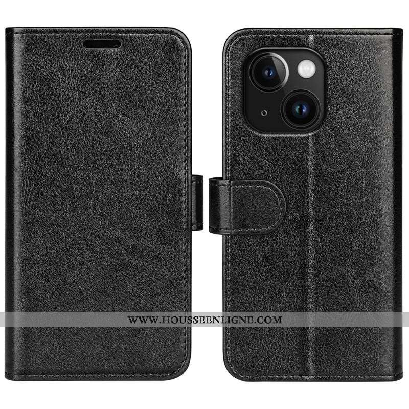 Housse iPhone 15 Plus Simili Cuir Vintage