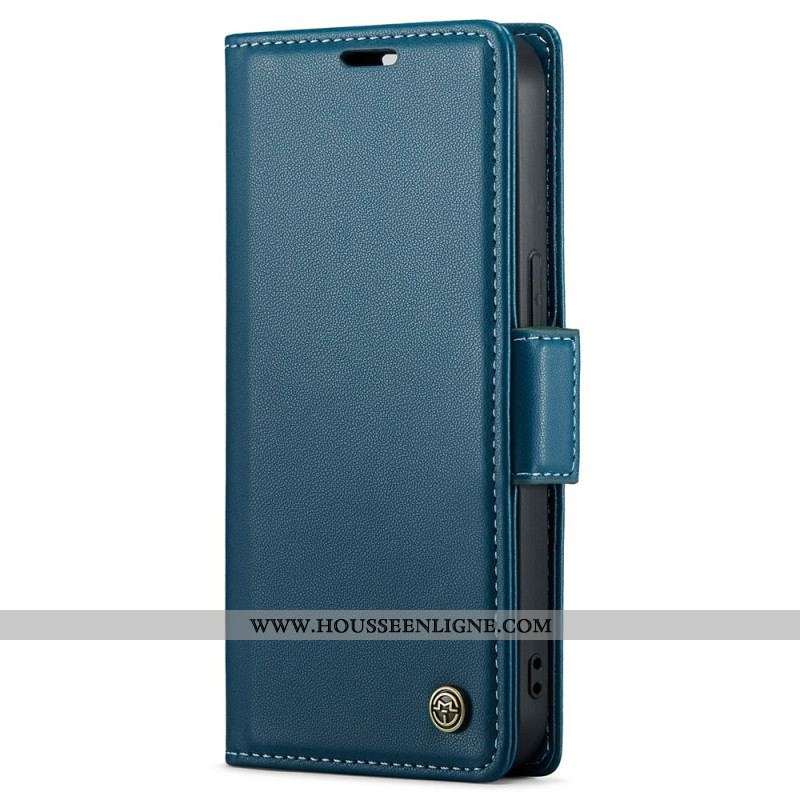Housse iPhone 15 Plus Style Cuir CASEME