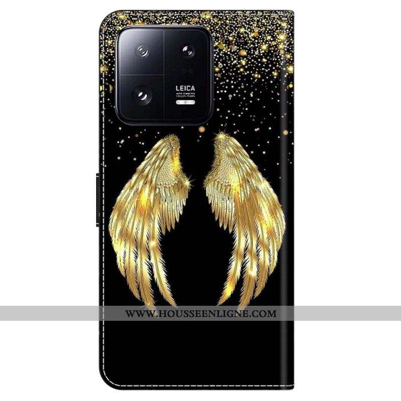 Housse iPhone 15 Pro Ailes Dorées