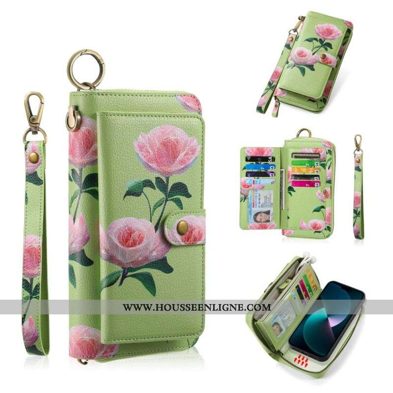 Housse iPhone 15 Pro Coque Détachable et Sangle Manuelle