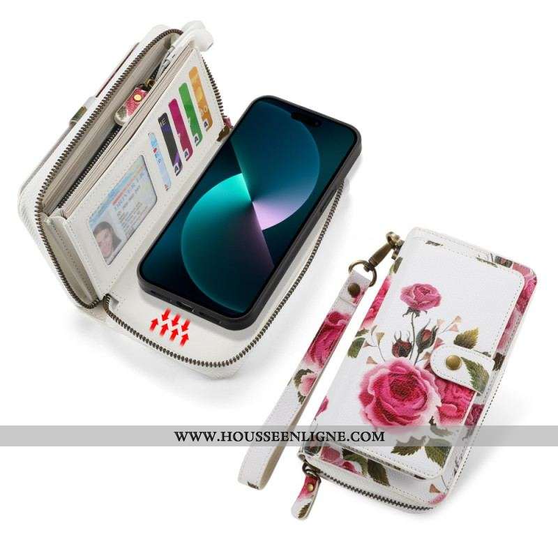 Housse iPhone 15 Pro Coque Détachable et Sangle Manuelle