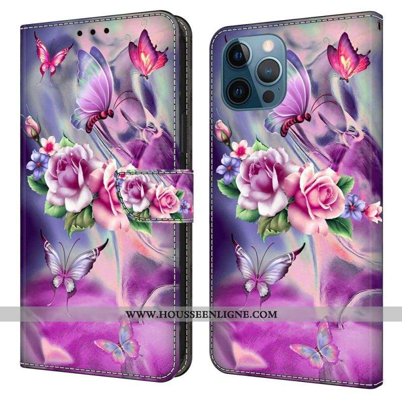 Housse iPhone 15 Pro Jolies Fleurs