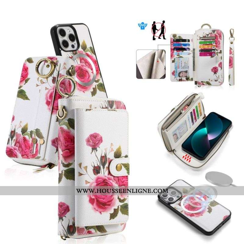 Housse iPhone 15 Pro Max Coque Détachable et Sangle Manuelle