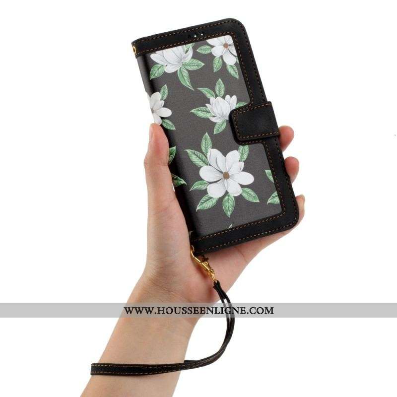 Housse iPhone 15 Pro Max Luxury Flowers