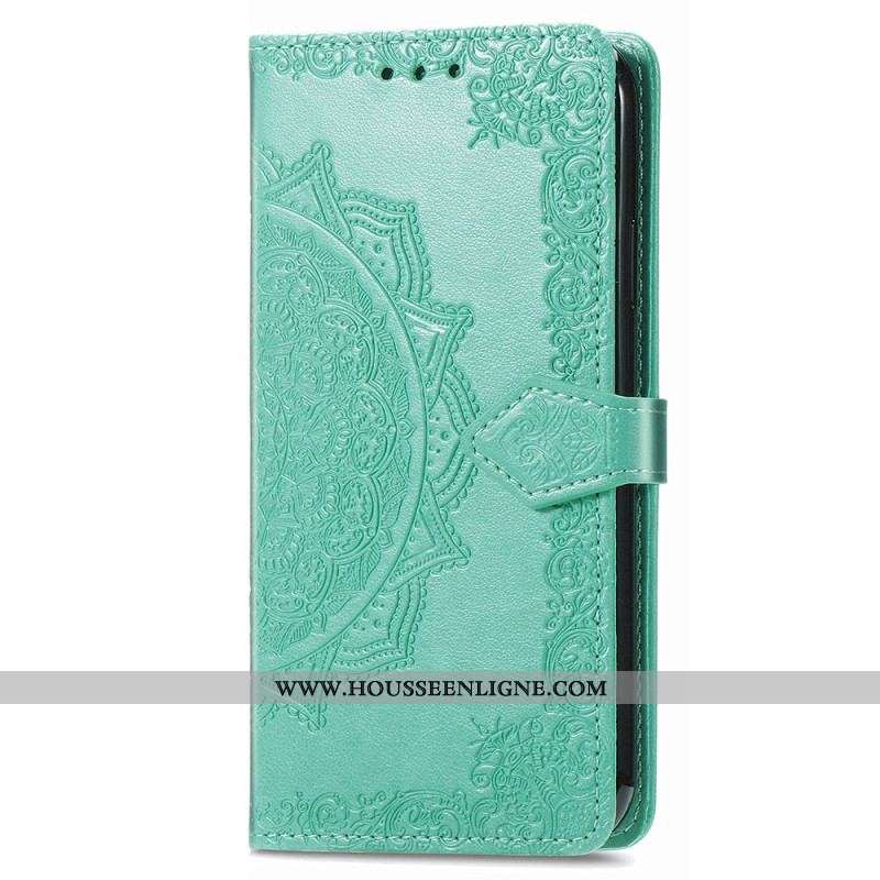Housse iPhone 15 Pro Max Mandala Baroque à Lanière