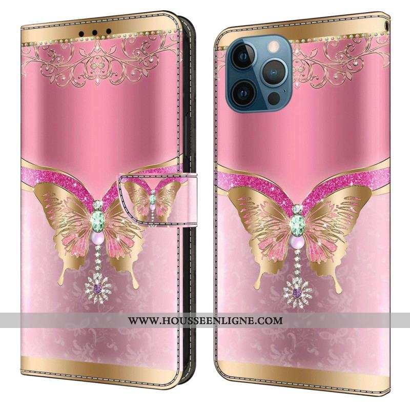 Housse iPhone 15 Pro Précieux Papillons