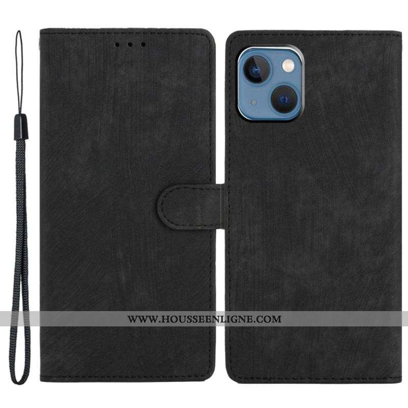 Housse iPhone 15 Rétro à Lanière