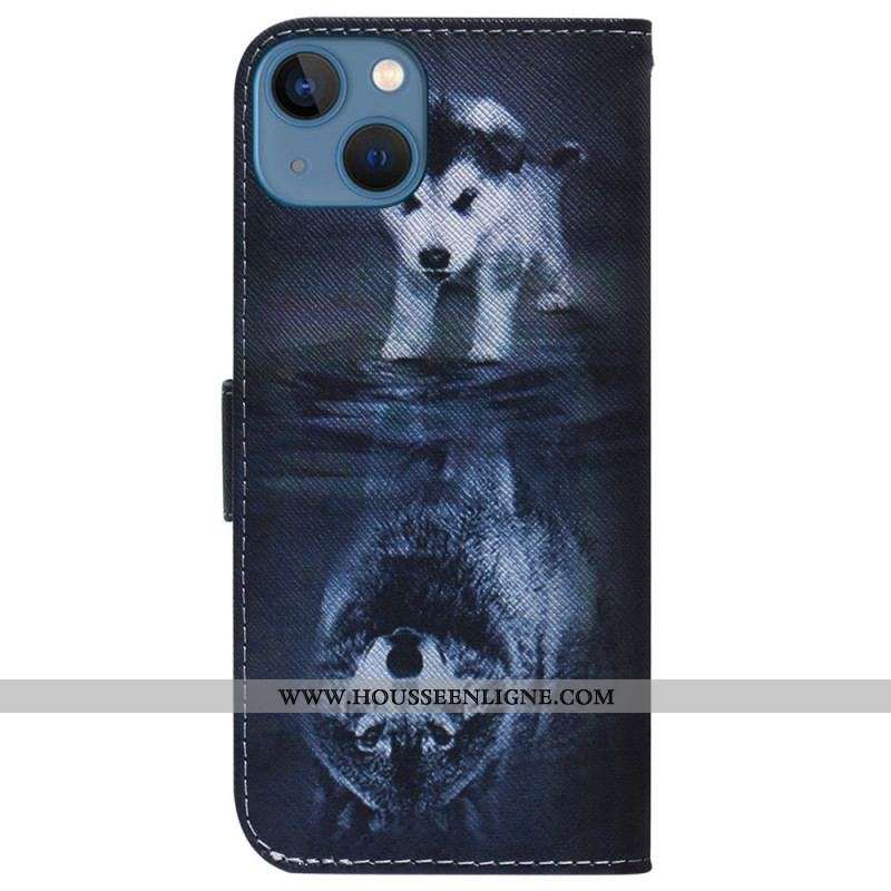 Housse iPhone 15 Rêve de Chiot