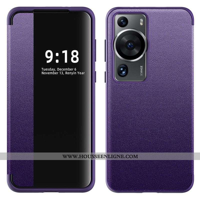 View Cover Huawei P60 Pro Simili Cuir
