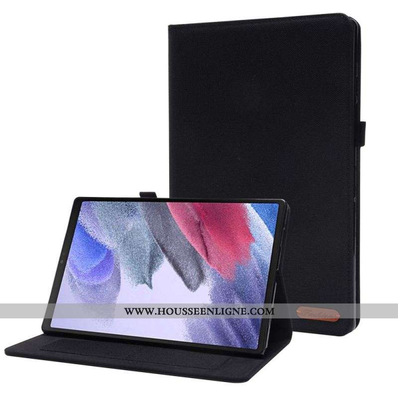 Étui Samsung Galaxy Tab A8 (2021) Texture Tissée