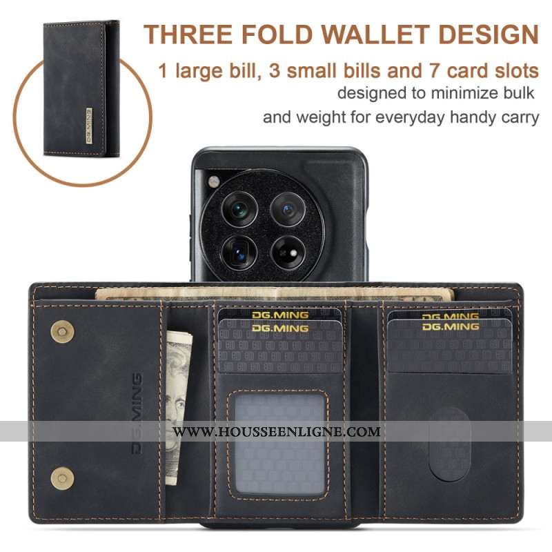 Coque OnePlus 12 5G Porte-Cartes Détachable