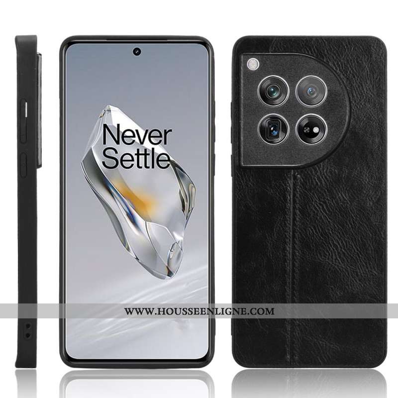 Coque OnePlus 12 5G Texture Cuir