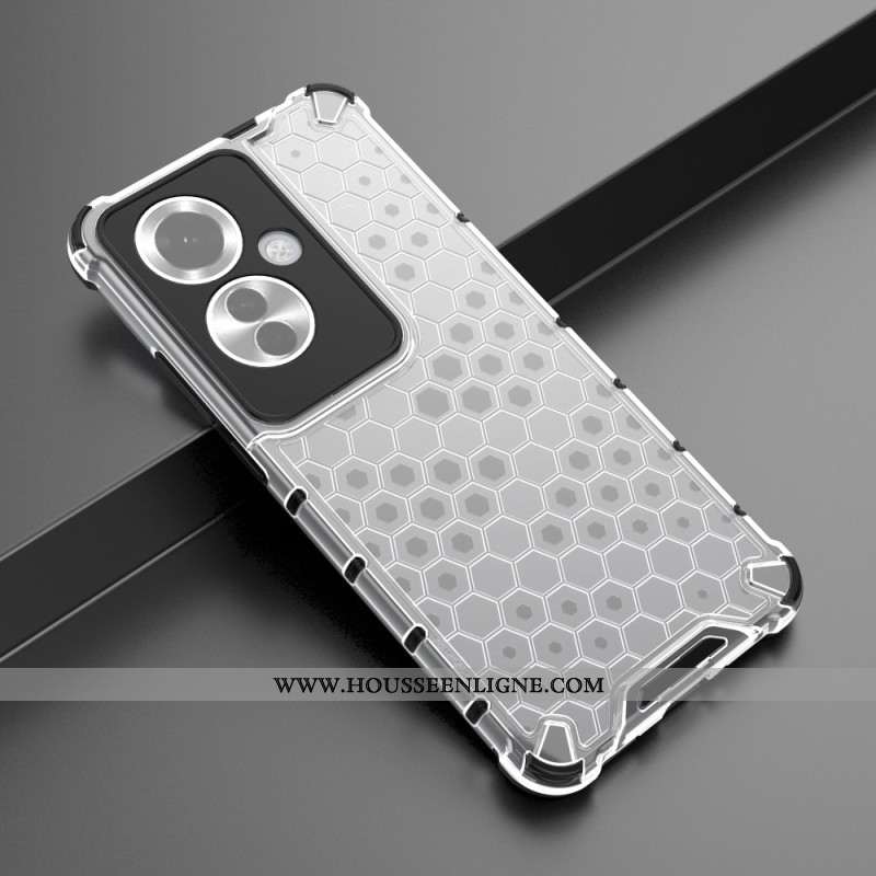 Coque Oppo Reno 11F Nid d'Abeille