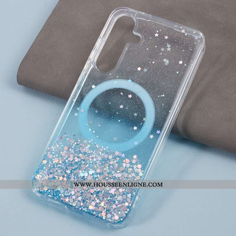Coque Samsung Galaxy S24 Plus 5G Paillettes Compatible MagSafe