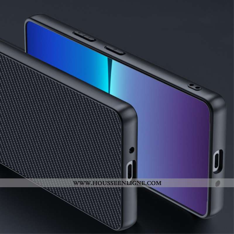 Coque Sony Xperia 10 VI Déclinaison Fibre Carbone