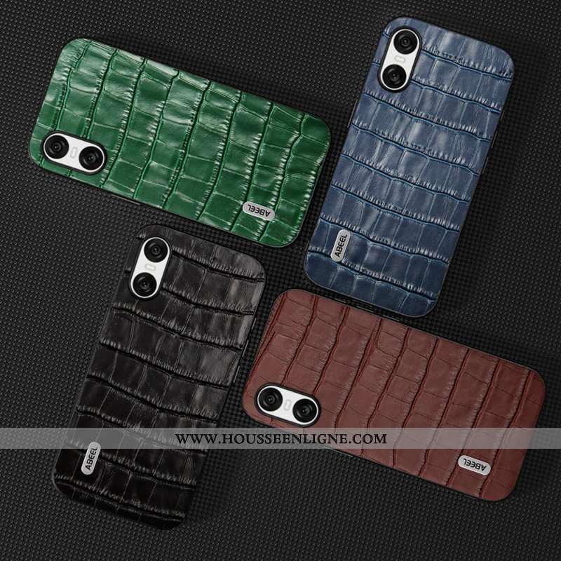 Coque Sony Xperia 10 VI Texture Crocodile