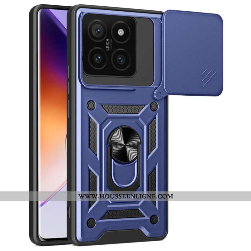 Coque Xiaomi 14T Protection Camera Coulissante et Support