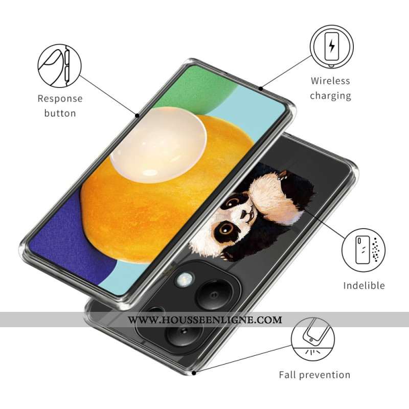 Coque Xiaomi Redmi Note 13 Pro 4G / Poco M6 Pro 4G Impression Panda