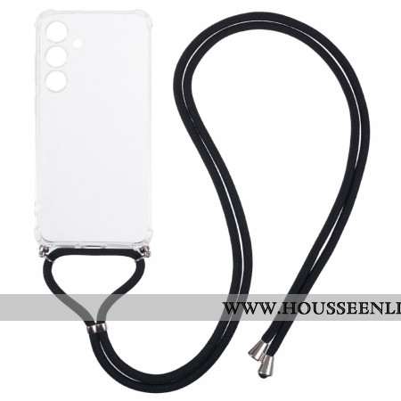 Coque à Cordon Samsung Galaxy S24 FE Transparente