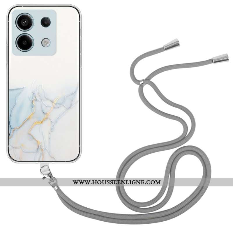 Coque à Cordon Xiaomi Poco X6 5G / Redmi Note 13 Pro 5G Style Marbre