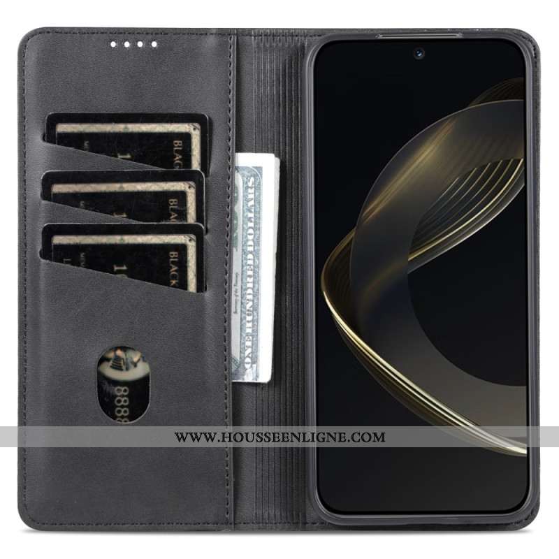 Flip Cover Huawei Nova 11 Pro Simili Cuir AZNS