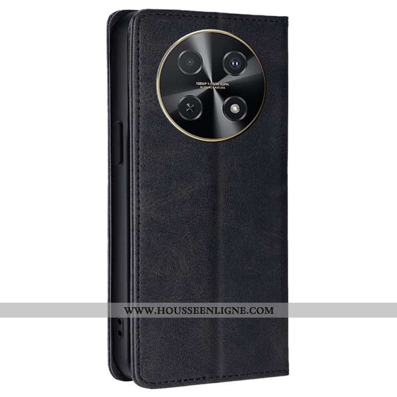 Flip Cover Huawei Nova 12i Effet Cuir