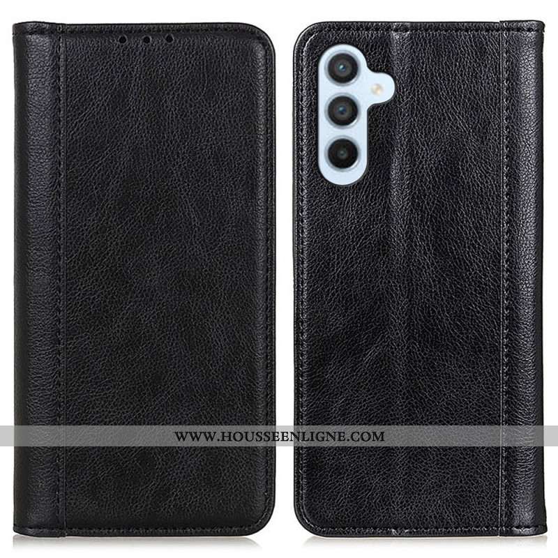 Flip Cover Samsung Galaxy A16 4G / 5G Cuir Fendu